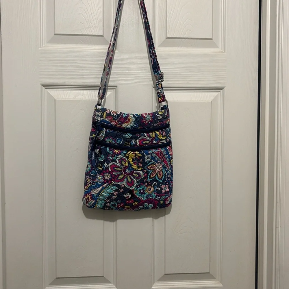 Vera Bradley Women's Disney Floral Crossbody Bag - Multicolor - Picture 7 of 7